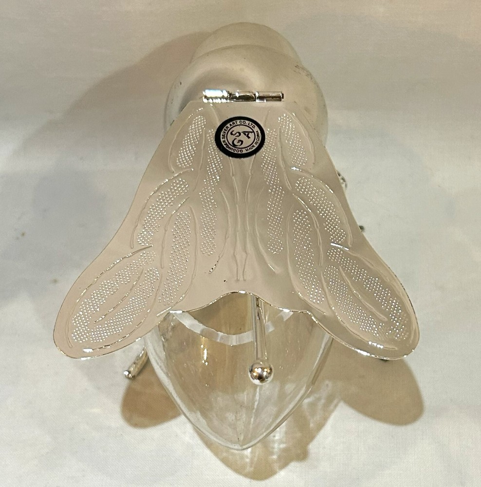 Godinger Silver Plated Honey Container Museum Recreation of Antique NIB