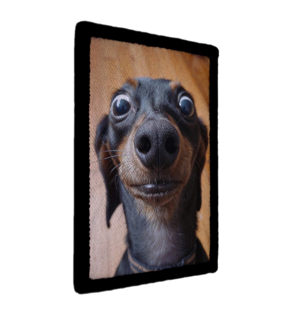Smile Face Dog Dachshund Meme Patch Morale Hook [sub]