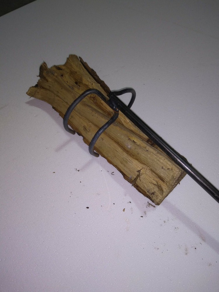 CLINKER GRABBER FIRE TOOL Log Mover Turner Campfire Pit Wood Boiler Fireplace