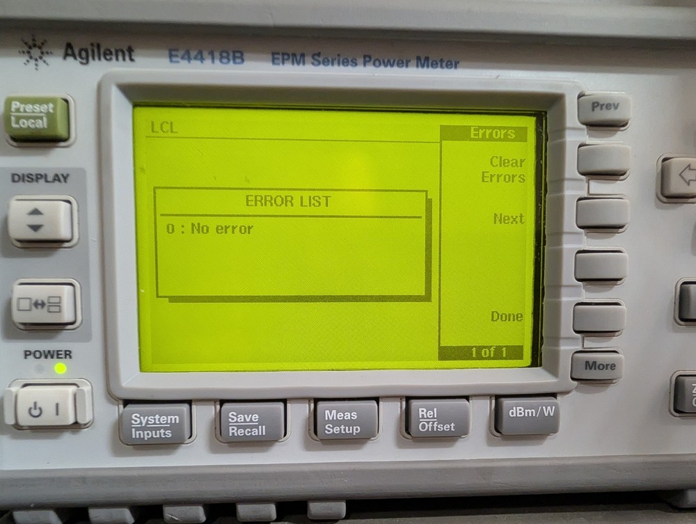 Agilent E4418B EPM Power Meter - Good Condition (HP/Keysight)