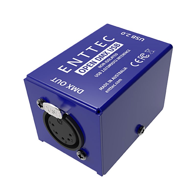 ENTTEC 70303 Open DMX USB - Basic DMX512 to USB 2.0 Interface
