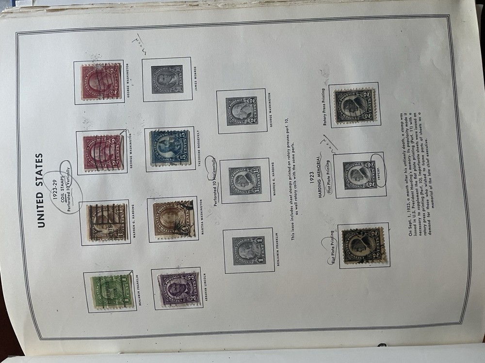 Harris US Liberty Stamp Album. 1847-1973. 700. Mint & Used Stamps.