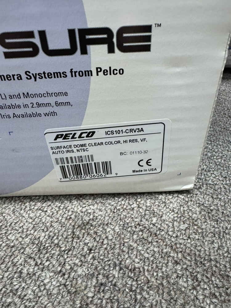 Pelco ICS101-CRV3A Camclosure Integrated Camera System OPEN BOX NEW