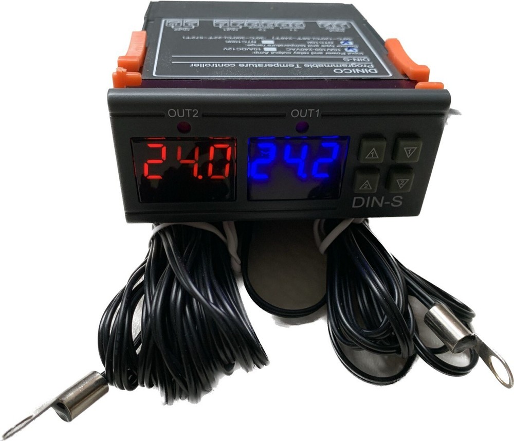 Differential Temperature Controller Water Heater , Boiler System, Pump 2 Sensor