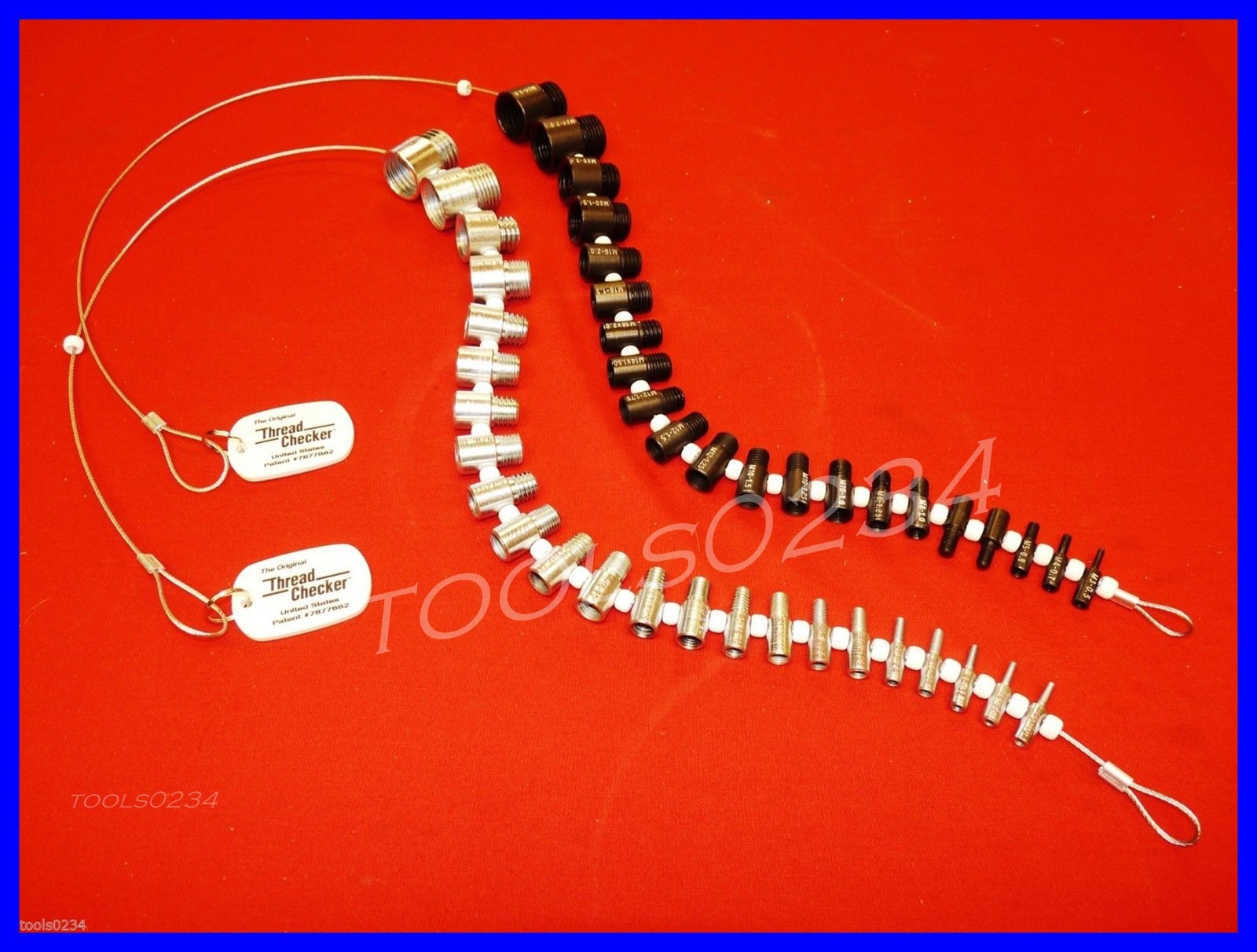 Thread Checker SAE Metric Combo 44pc Coarse Fine S&W USA SWTC-S21 AND SWTC-M21