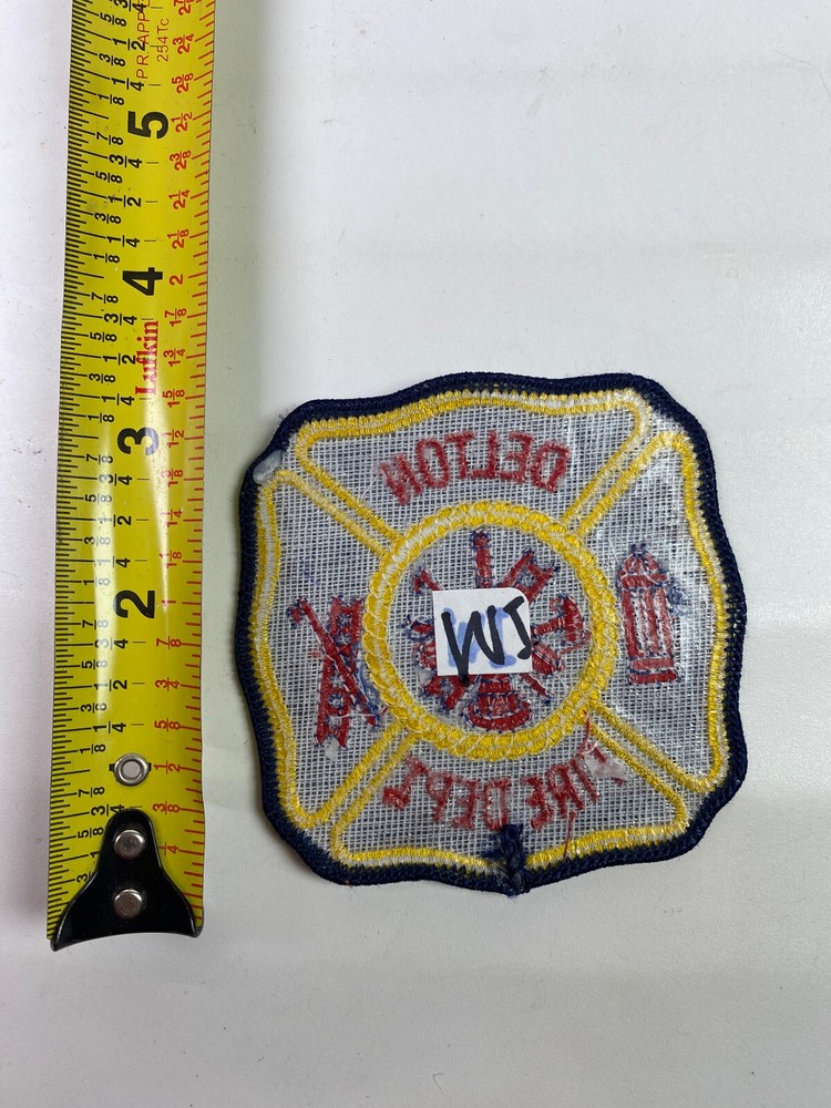 3.25" Delton Fire Wisconsin WI Patch