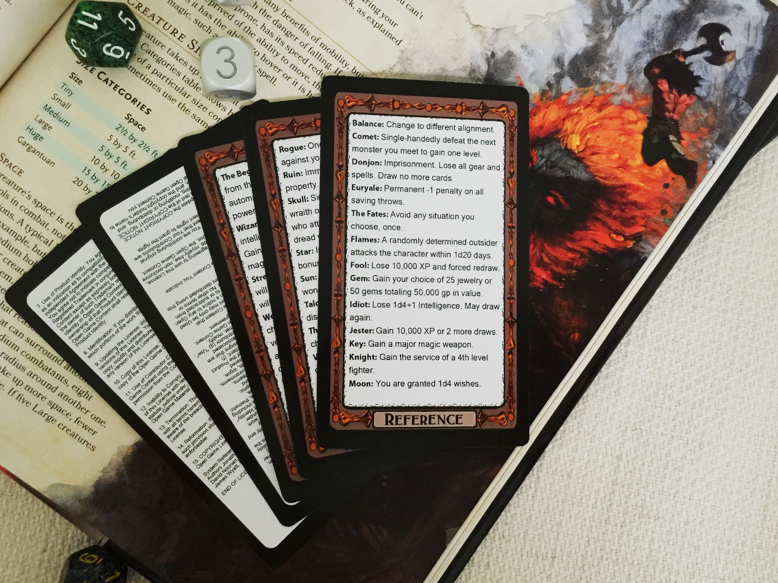 D&D The Original Deck of Many Things Card Set New Sealed