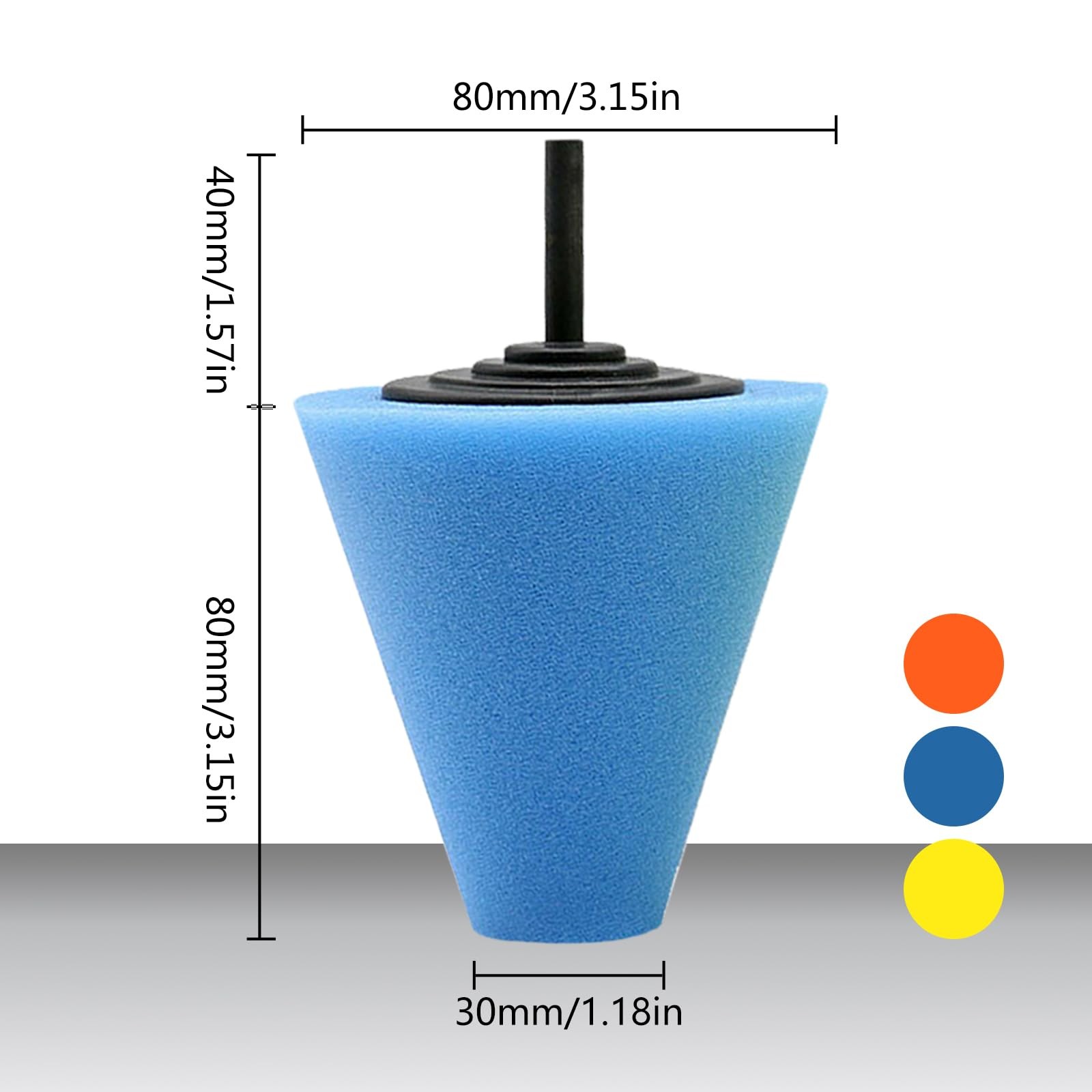 5Pcs Aluminum Polishing Kit Foam Sponge Polishing Balls Wheel Polishing Kit f...