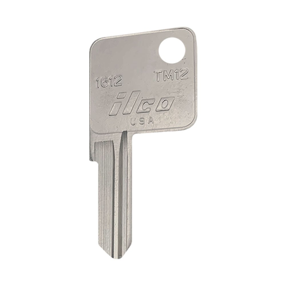 TM12 / 1612 Key Blank  Nickel