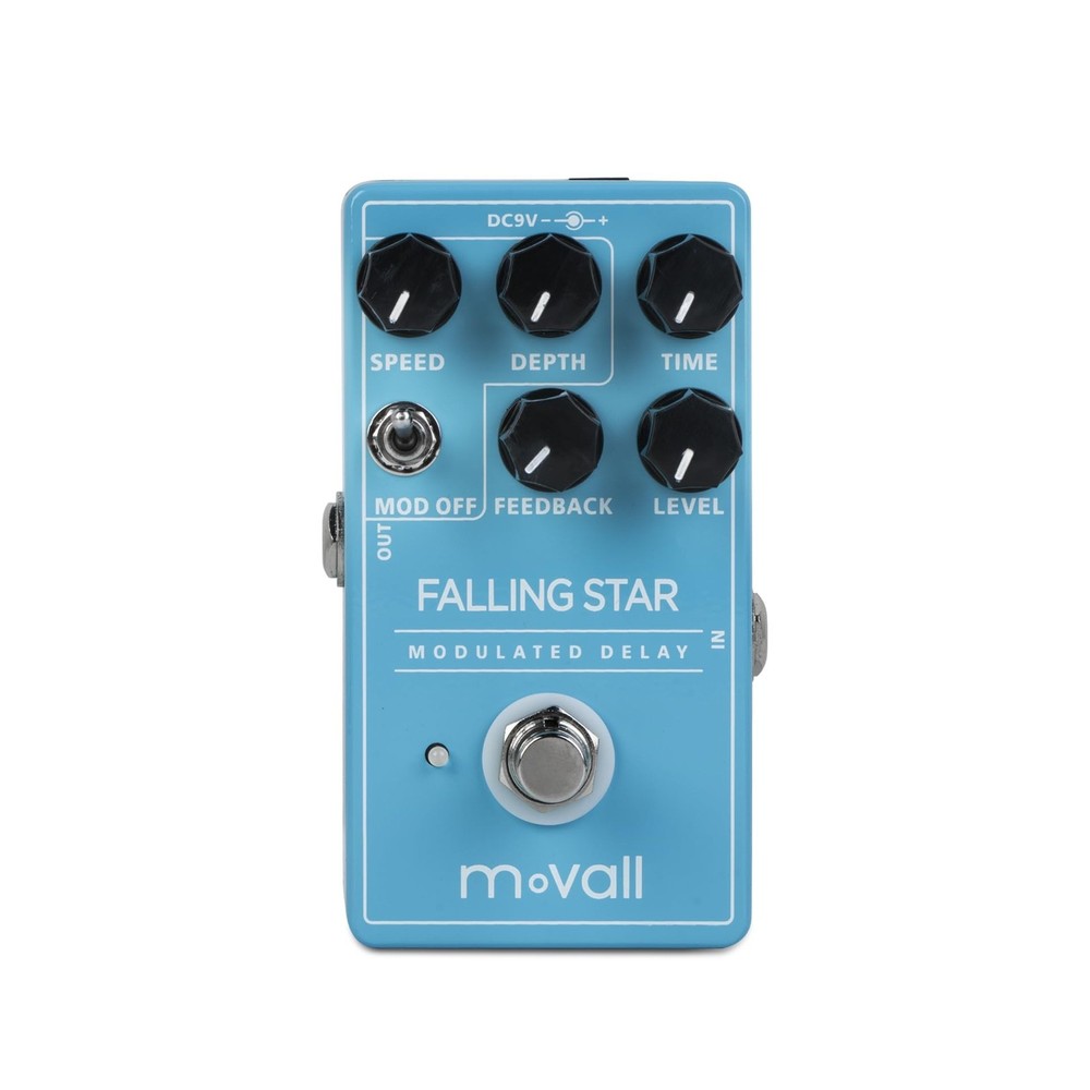MOVALL MP104 Falling Star Modulated Delay Guitar Effect Pedal Fast Ship