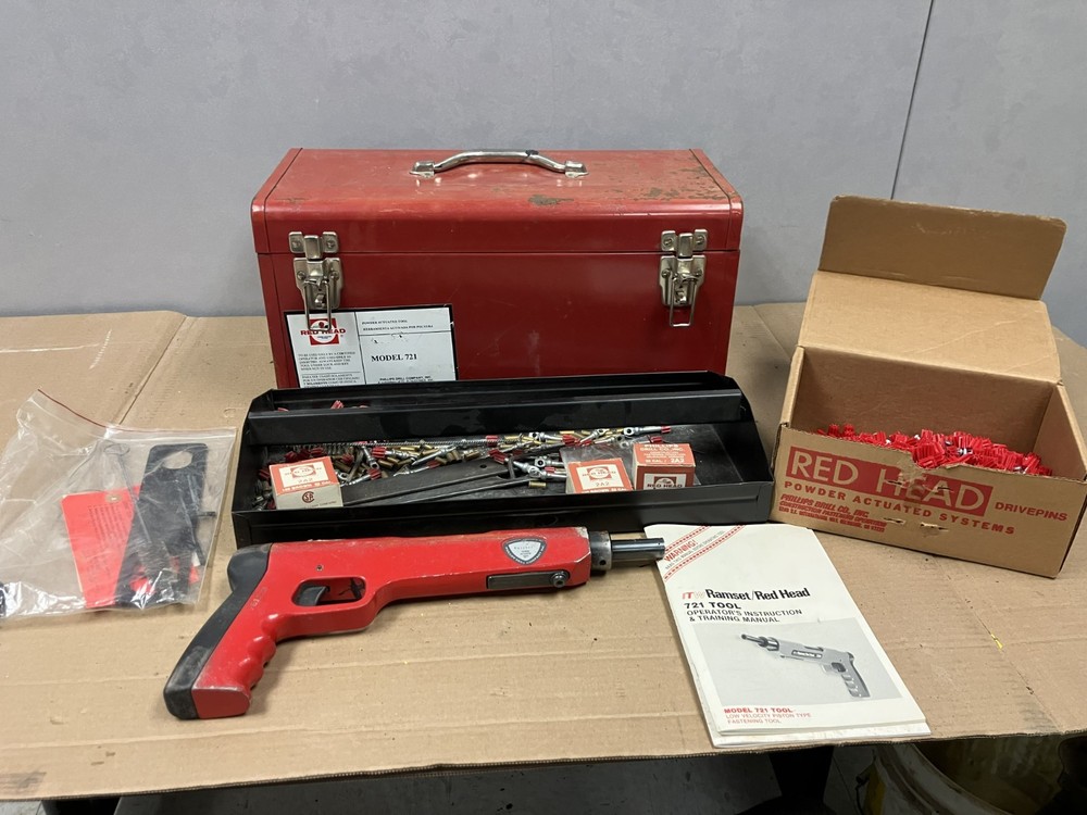 Red Head 721 Powder Actuated Toolbox kit