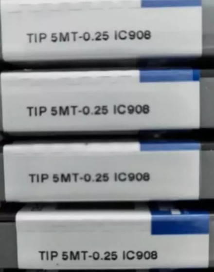 10 PCS  ORIGINAL  INSERTS  TIP5MT-0.25 IC908
