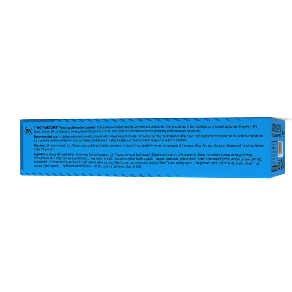 T-100 HARDCORE - Testosterone Booster - Elite Testo -Support - Andro Male Cycle