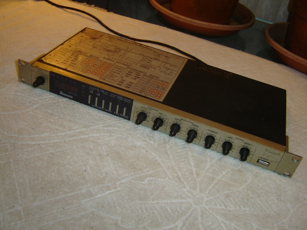 Ibanez HD1500, Harmonics, Delay, FX, Vintage Rack