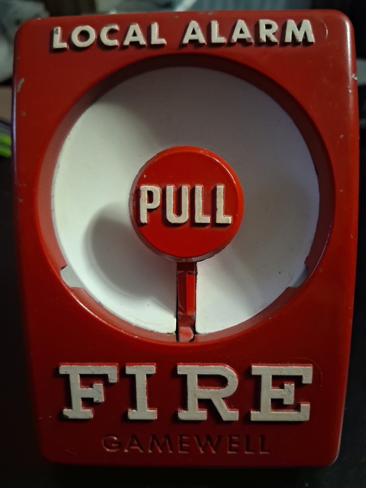 Vintage Gamewell Local Fire Alarm Pull Station