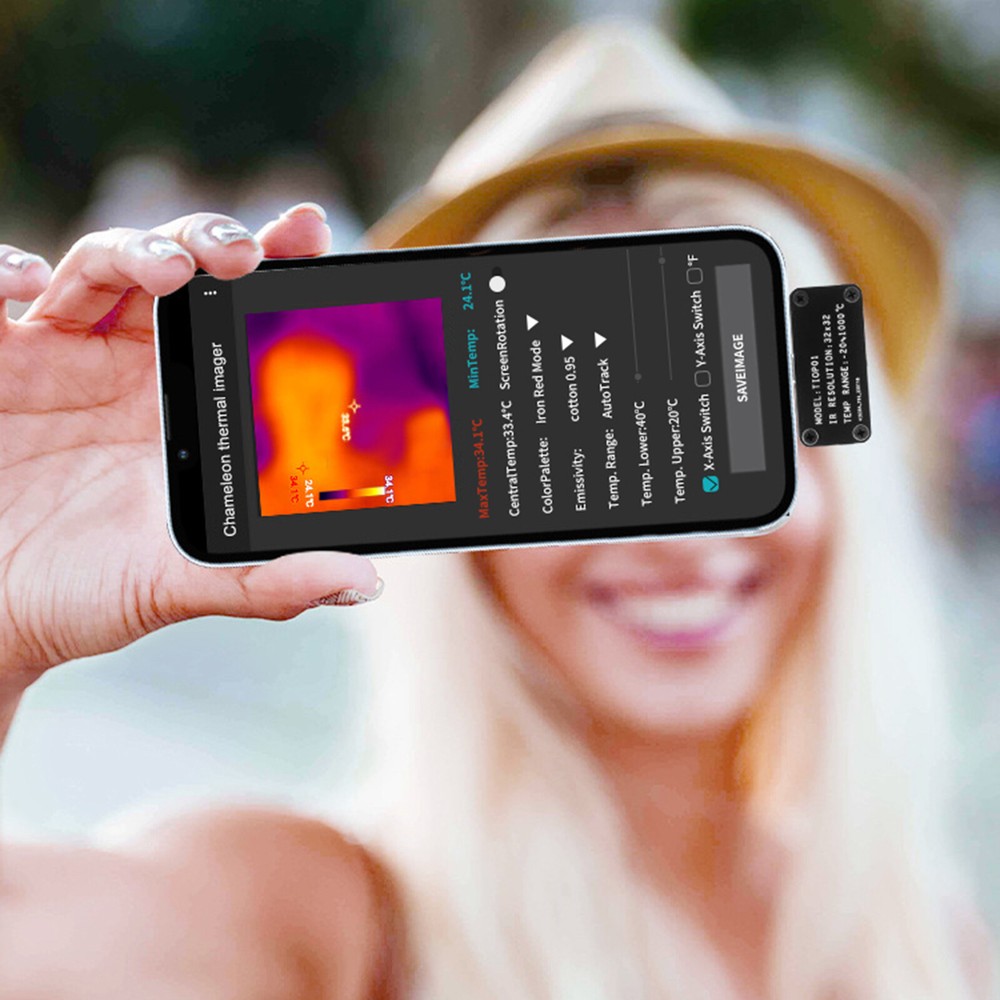 USB Type-C Thermal Imaging Camera For Android Mobile Phone Enhanced Features US