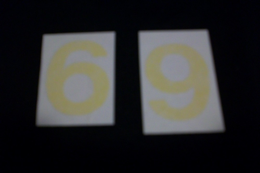 John Deere Number Decal