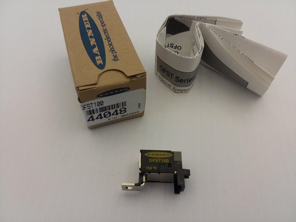 BANNER ENGINEERING OFST100 TEMPERATURE SWITCH 100°C (44048) NIB