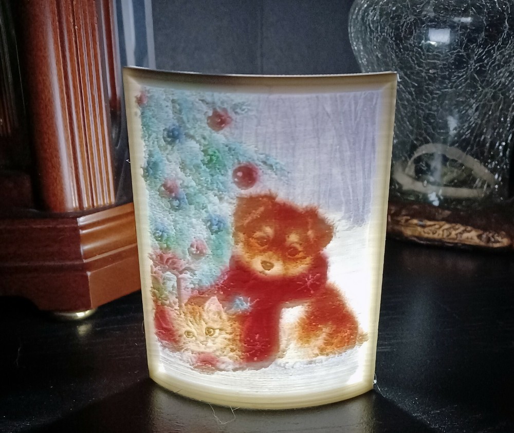 CUSTOM PERSONALIZED 3D PRINTED PHOTO LITHOPHANE