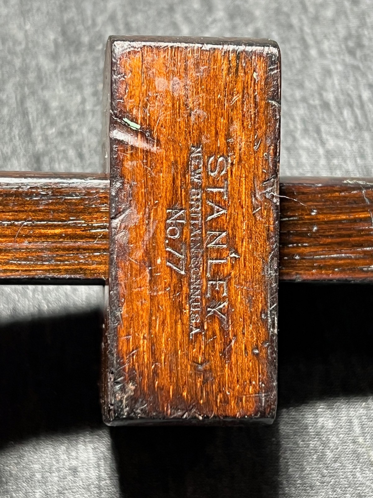 Antique Stanley No. 77 Mortise Gauge Rosewood and Brass