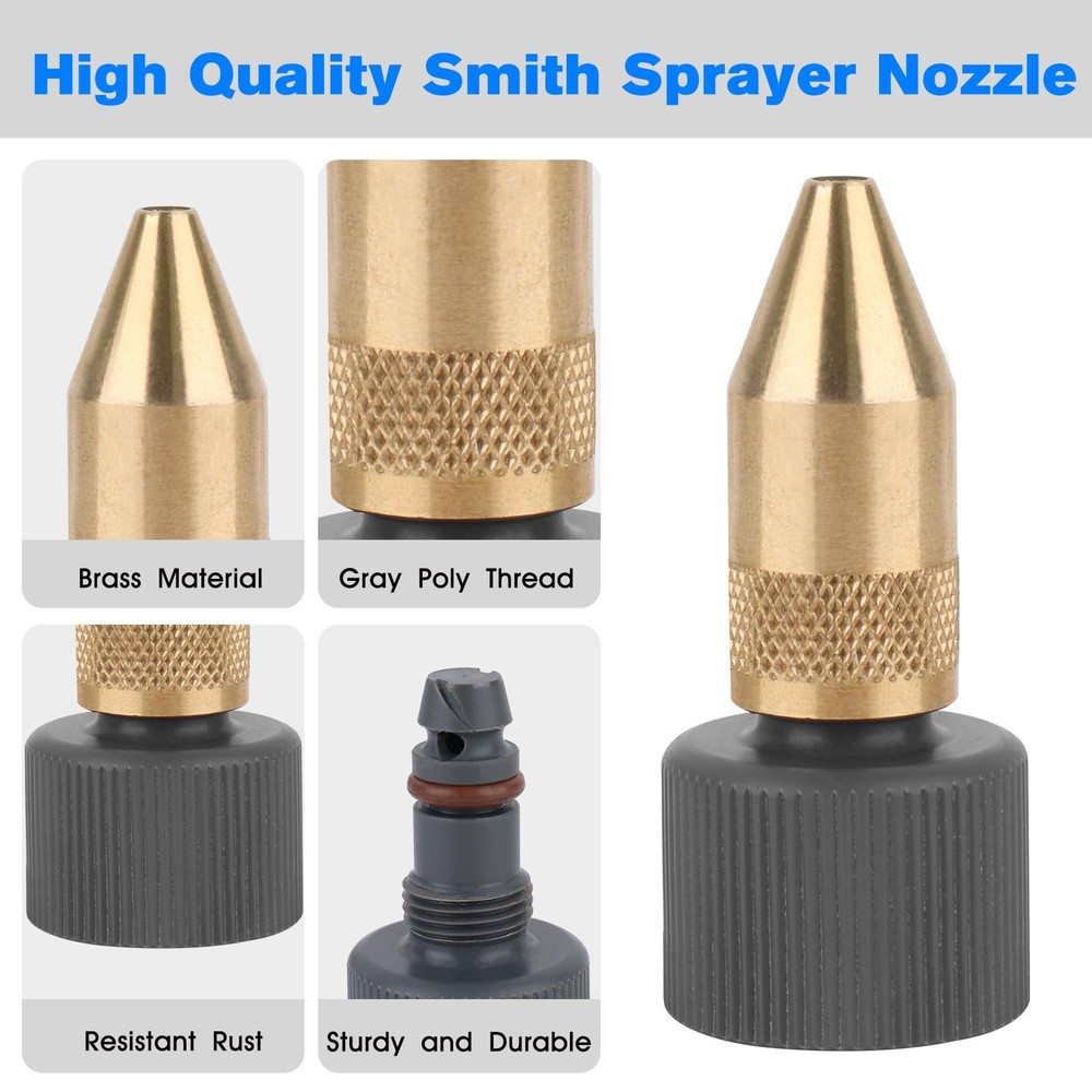 182919 Sprayer Nozzle Tips FOR Smith Performance Sprayers 4 inches^3, Brass