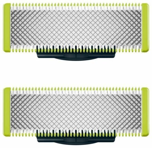 2 Blades Norelco QP210/80 OneBlade Replacement Head for QP2520 /QP6510 /QP6520