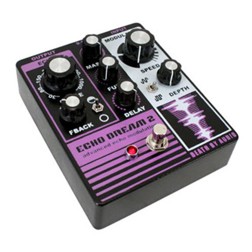 Death by Audio Echo Dream 2 Delay Pedal with Fuzz and Modulation