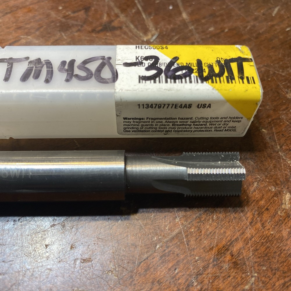 Solid Carbide Thread Mill TM450-36WIT (D6)