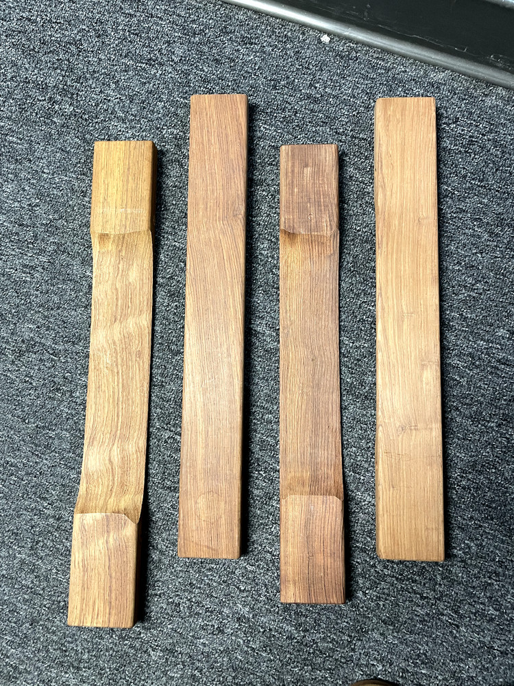 4 Marimba Bars (unknown brand)