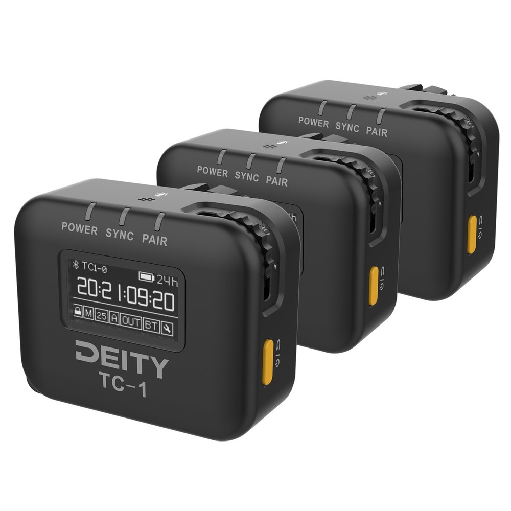 Deity Microphones TC-1 Wireless Timecode Generator Box, 3-Pack