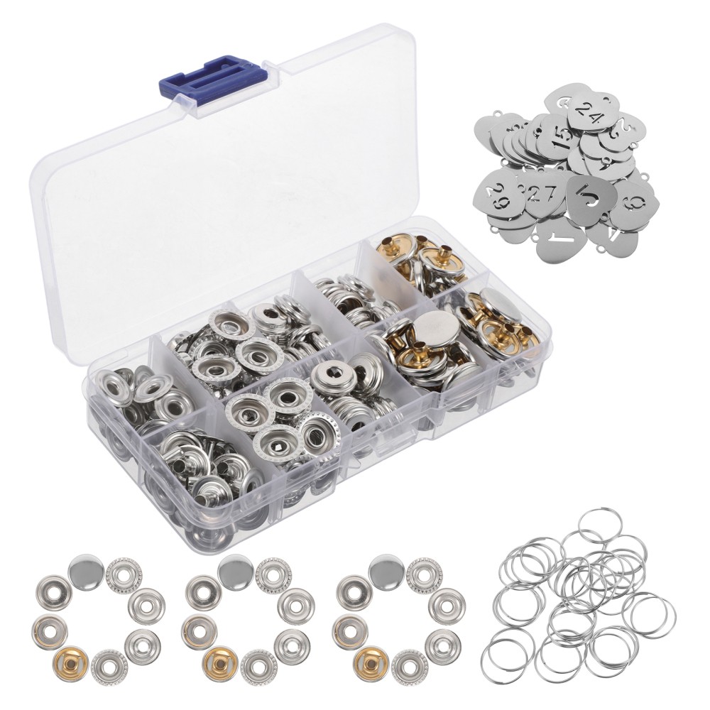 Handmade Bag Snaps Fasteners for Crafts Buttons Projects