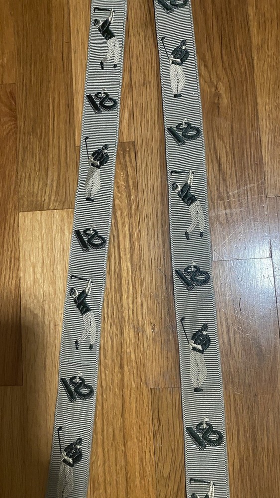 Golf Motif, Suspenders, Size 40