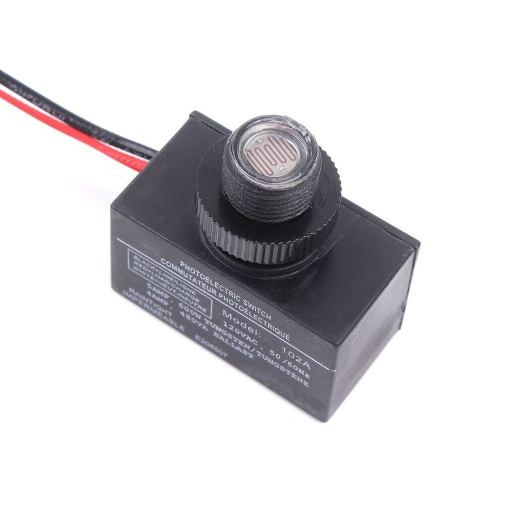 Light Control Switch Sensor 2pcs Automatic Controller 120VAC for Aisle Lighting