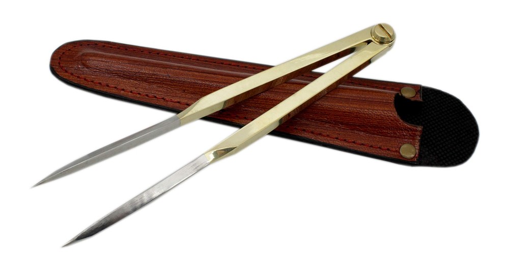 's Vintage Navigation Straight Pattern Artist Divider Solid Brass Drawing Too...