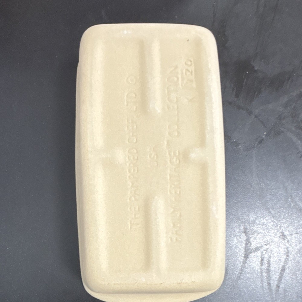 Pampered Chef Ceramic Rectangle Loaf Pan Beige