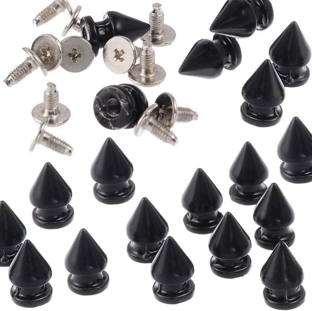 50 Sets Black Metal Tree Spikes Studs
