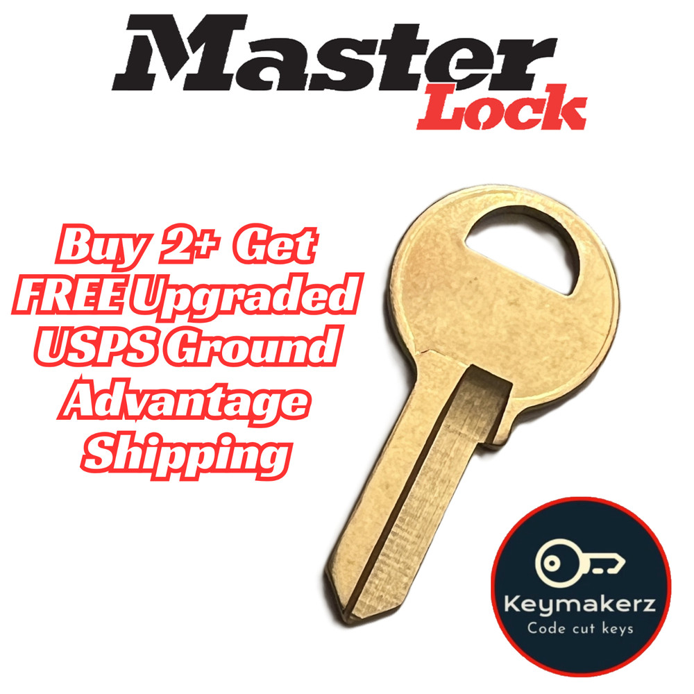Master lock Padlock Keys Spare Replacement Cut to Your Key Code 2501-2750
