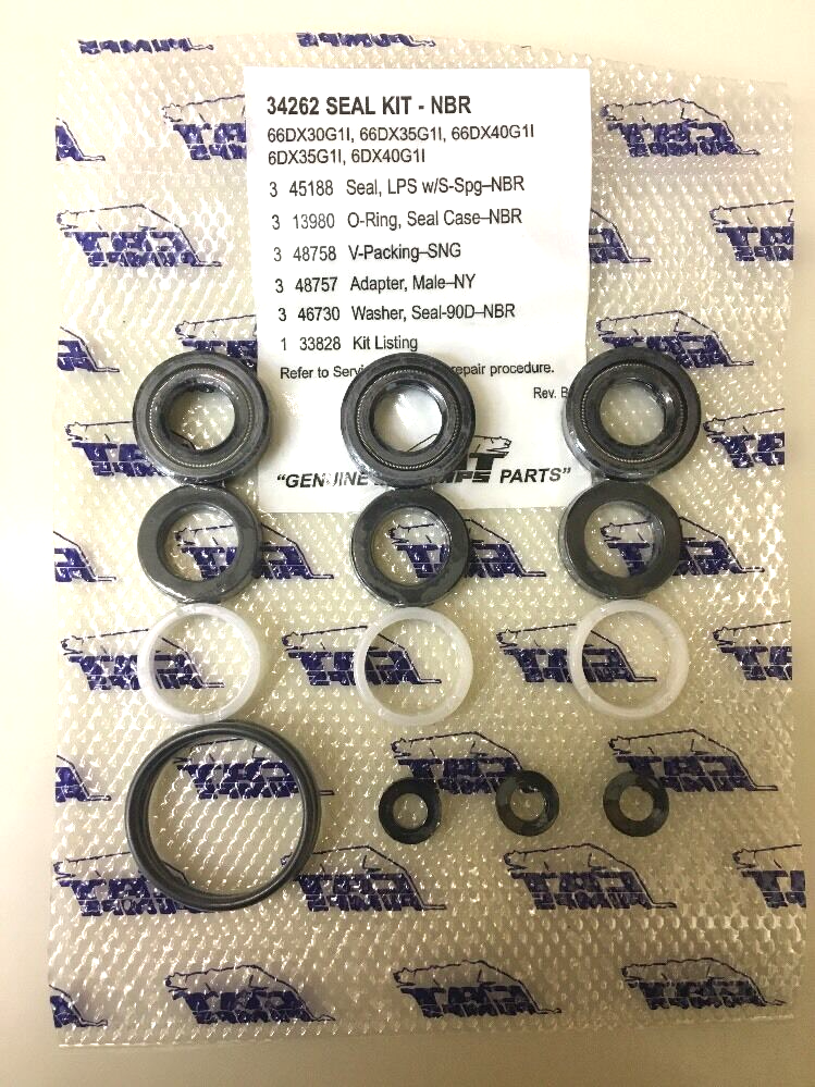34262 SEAL KIT FOR CAT PUMP 66DX 6DX PRESSURE WASHER CAT PUMPS OEM KIT