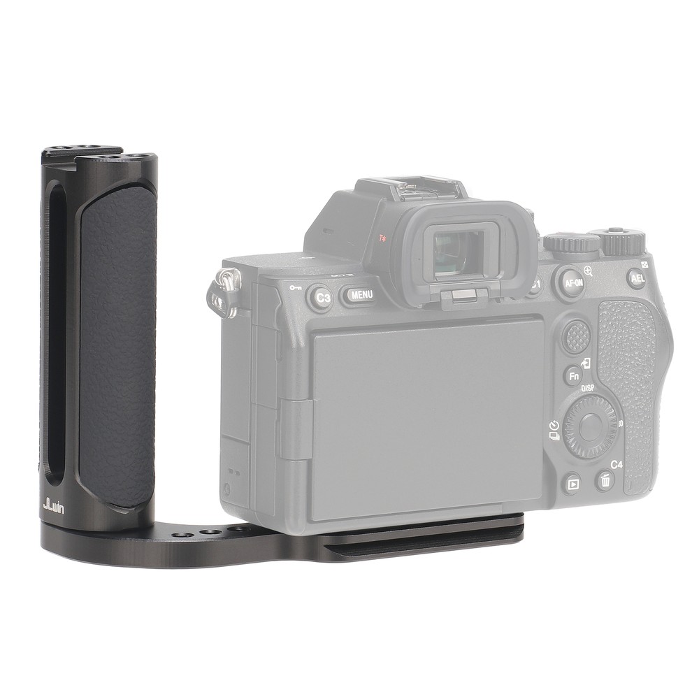 Aluminium l L-Shaped Bracket Holder with Handle Grip for DSLR Mirrorless Camera
