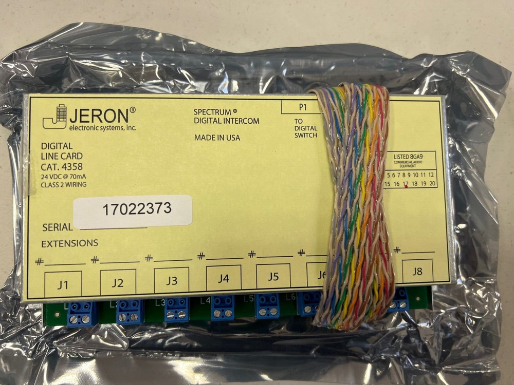 NEW JERON 4358 Digital Line Card