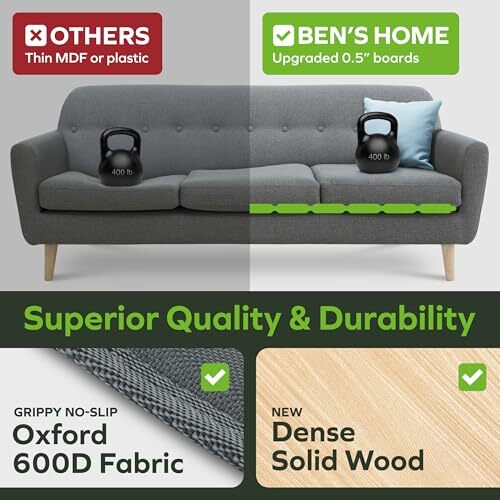 BEN'SHOME® Premium Couch Cushion Support for Sagging Seats | Assorted Sizes