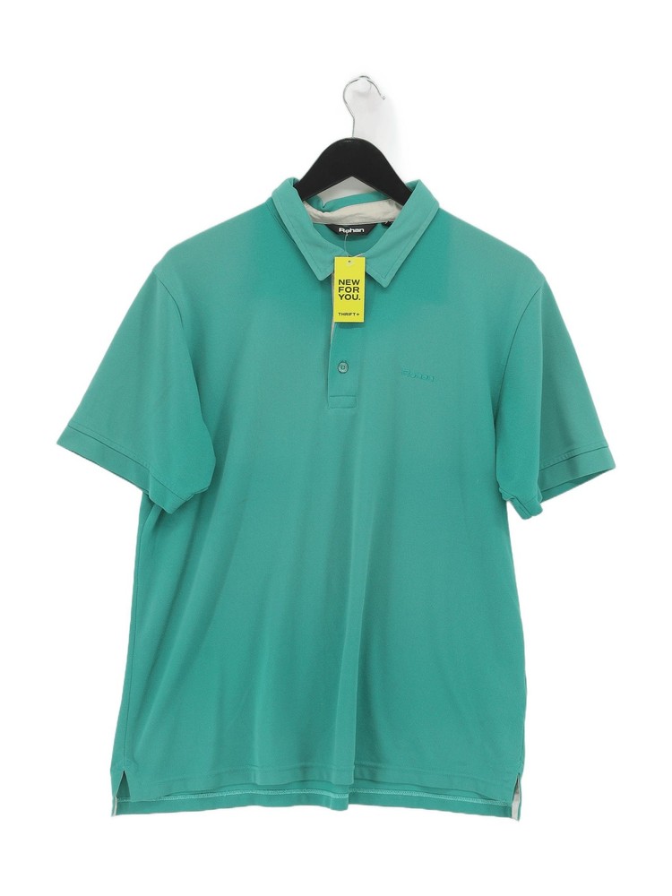 Rohan Men's Polo L Green 100% Polyester Collared Basic