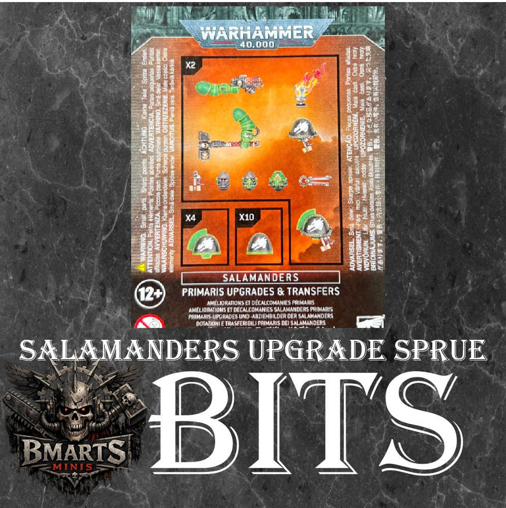 Warhammer 40k Space Marines Salamanders Upgrade Sprue BITS Multi Listing