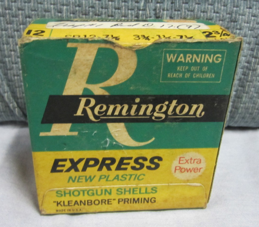 Remington Express Extra Power Kleanbore Priming  Ammo BOX ONLY VTG