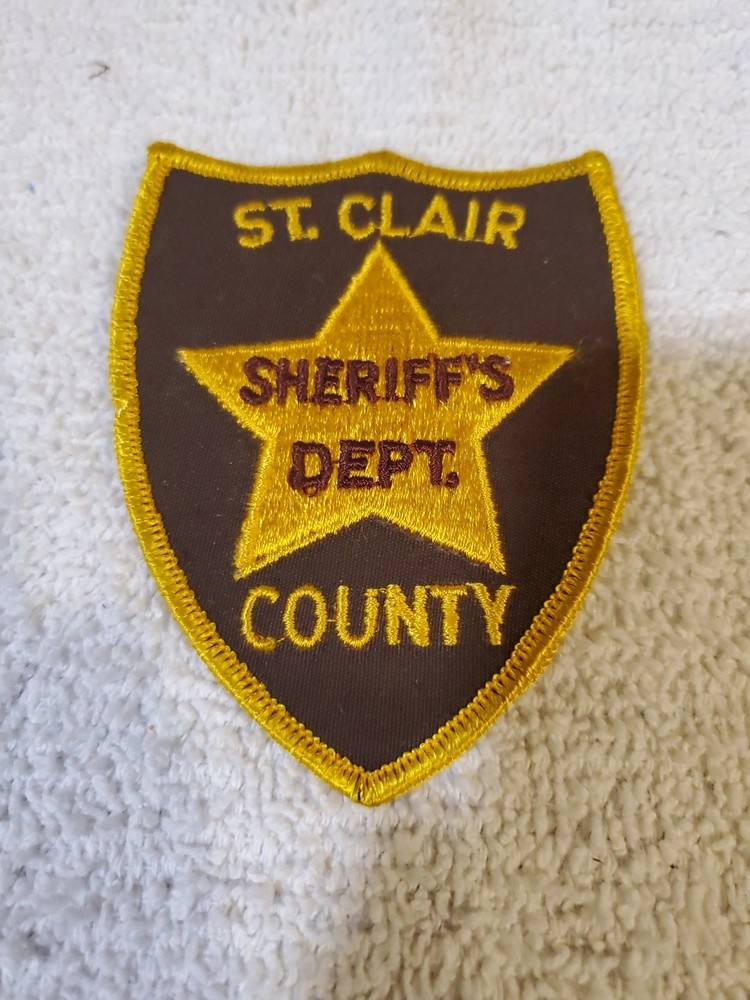 Obsolete St. Clair County Sheriff's Department shoulder patch from Illinois