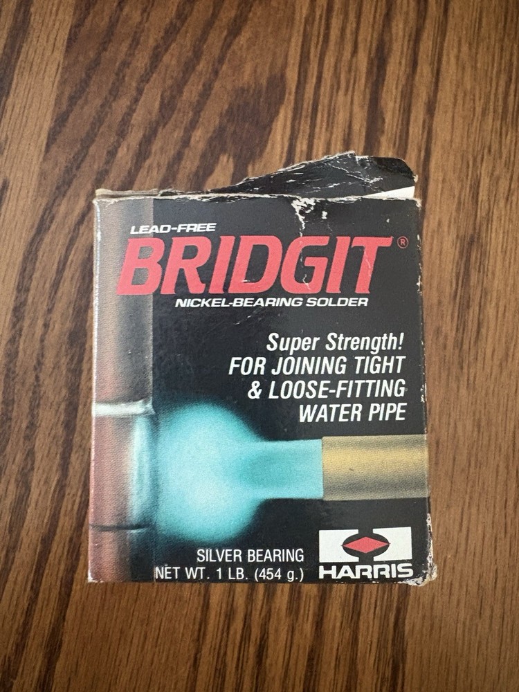 Harris Bridgit Lead-Free Solder 1/8"/1lb Spool