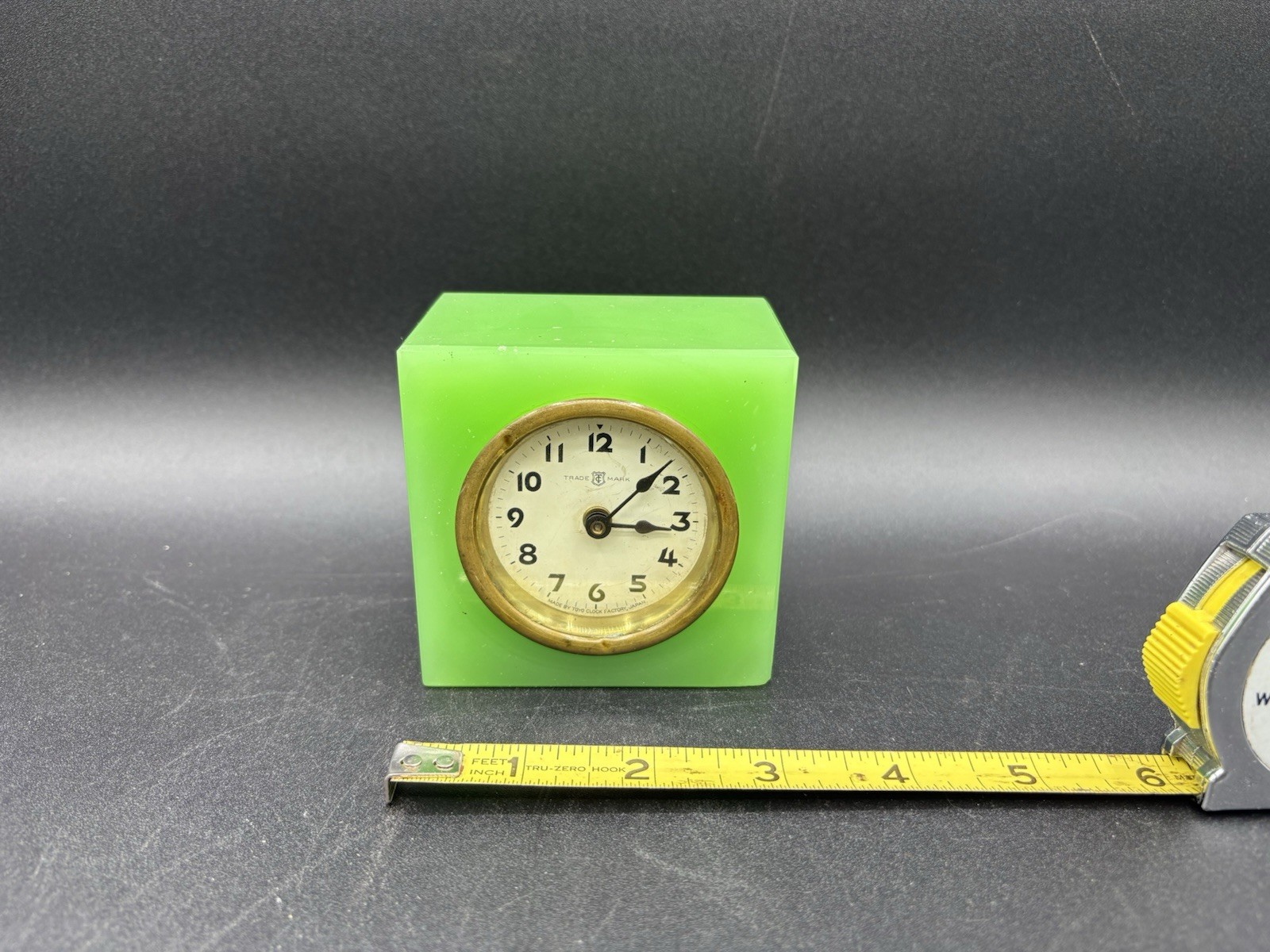 Uranium Glass Clock
