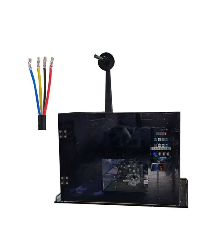 Semi Automatic Terminal Peeling and Stapling Machine with Nast