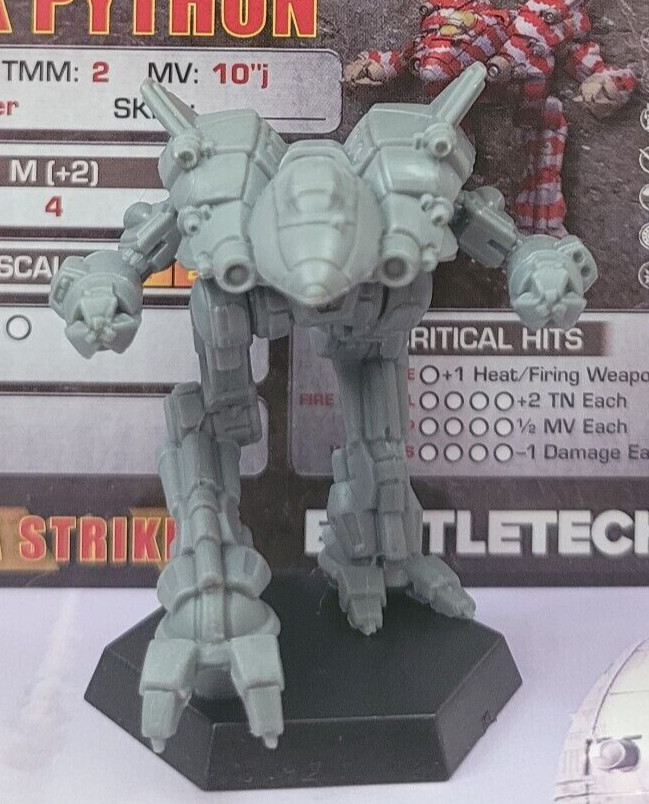 Battletech Black Python Mech Clan Cavalry Star Miniature