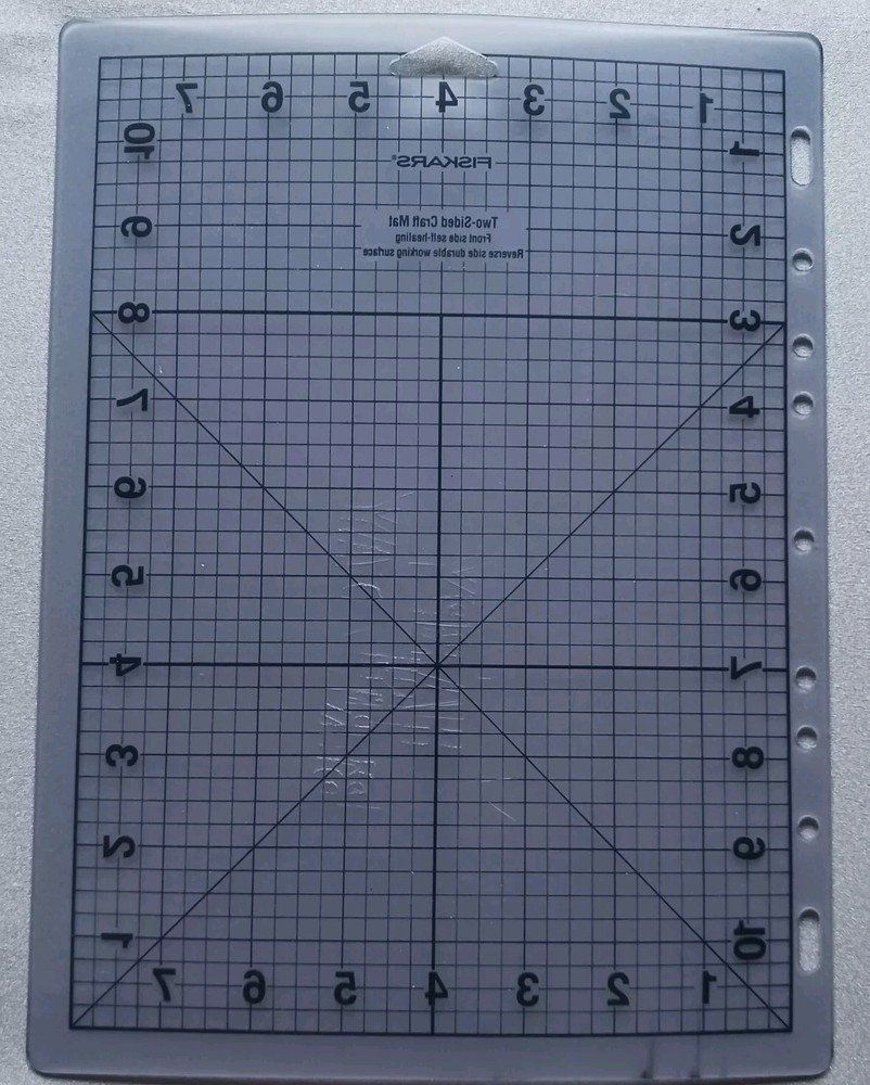 Fiskars 9"x12" Self Healing Work Surface Double Sided Craft Mat Stamping Scrapbk